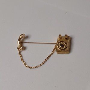 Very Cool Telephone Stick Pin